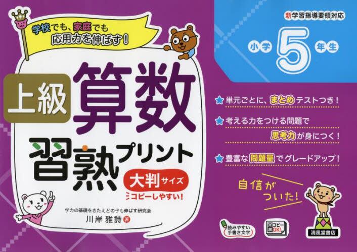 上級 算数習熟プリント　小学５年生　大判サイズ