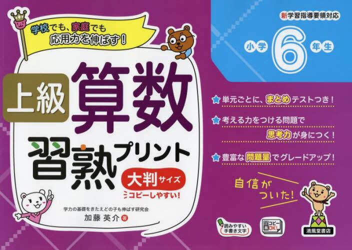 上級 算数習熟プリント　小学６年生　大判サイズ